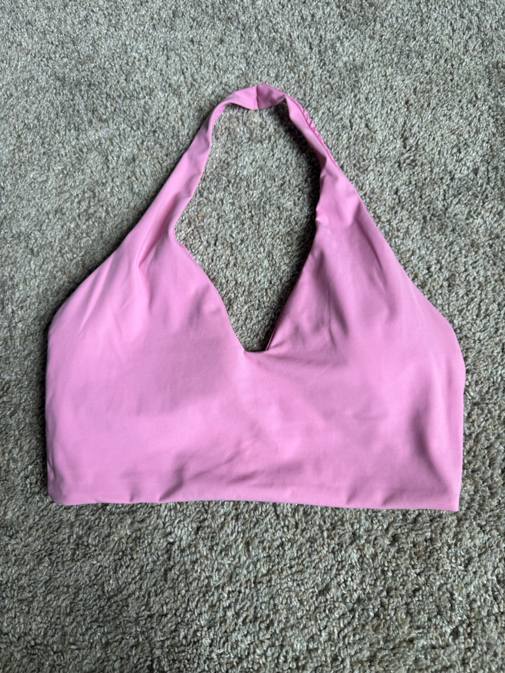 CSB Freedom Hannah Longline Crop Bra — Pink Crush, size medium